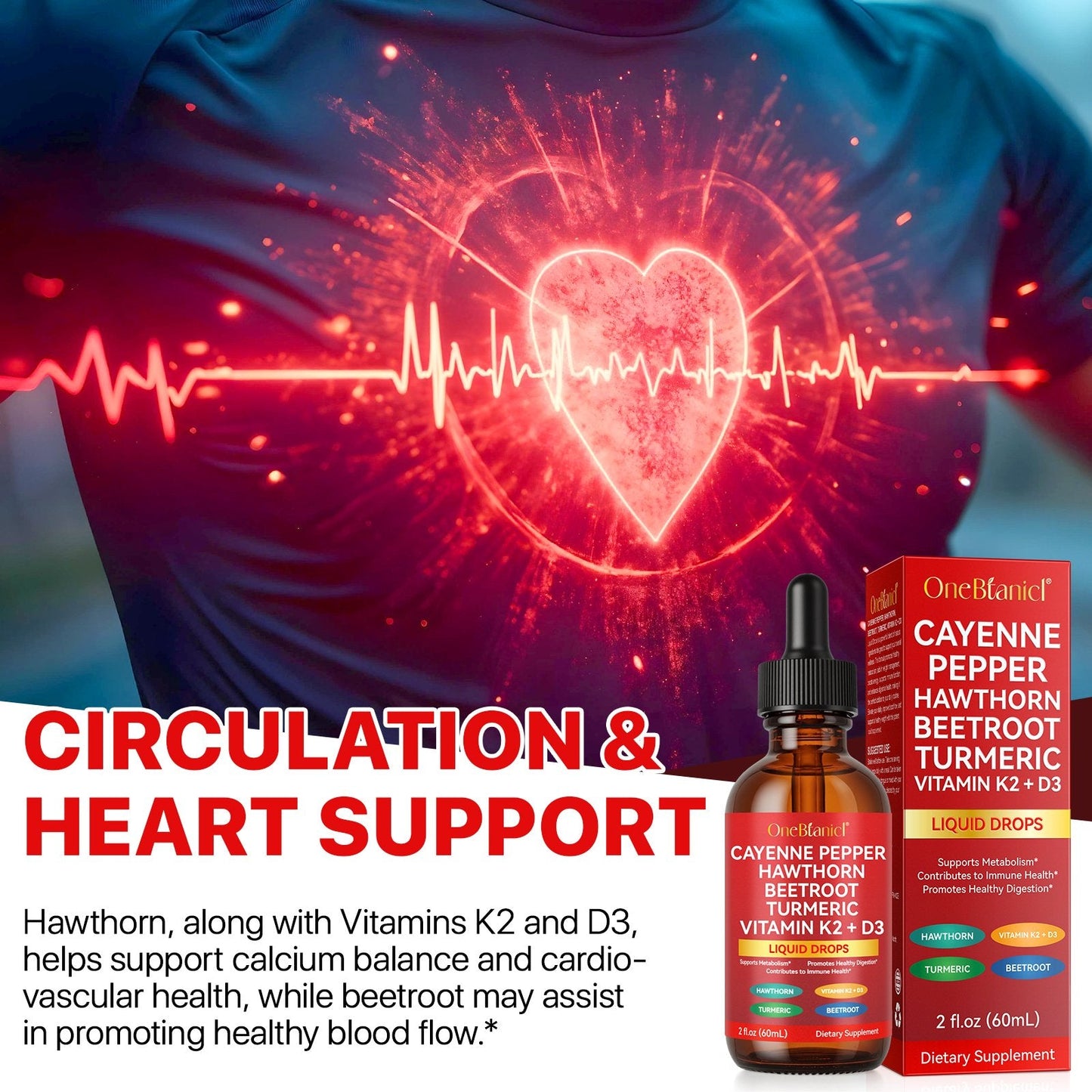 FFM Cayenne Pepper Beetroot Turmeric K2+D3