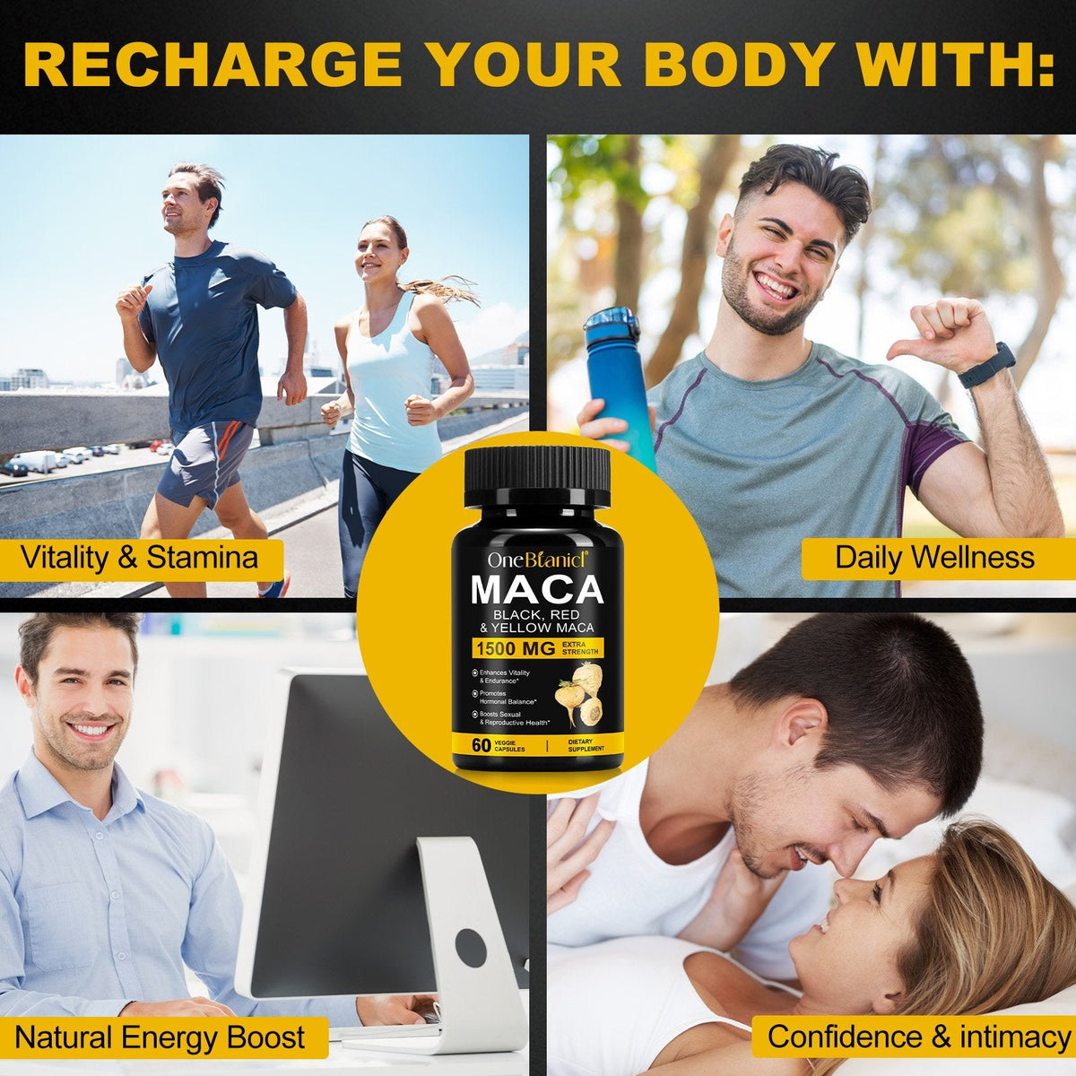 One Botanical Maca Capsules 1500MG