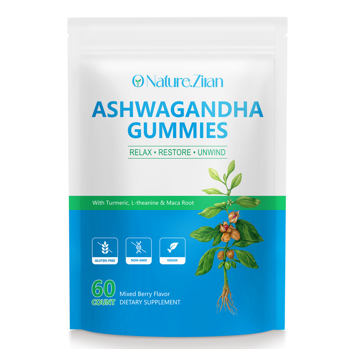 Ashwagandha Gummies 60 counts