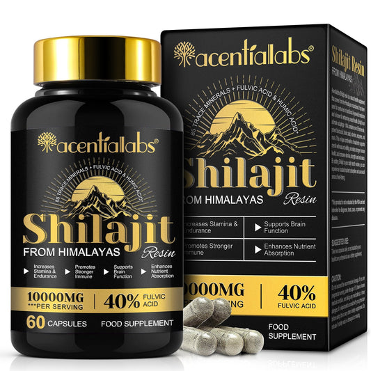 Acentialabs Shilajit Capsules -10000MG