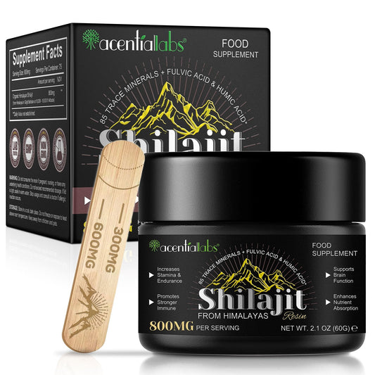 Acentialabs Shilajit resin - 800MG