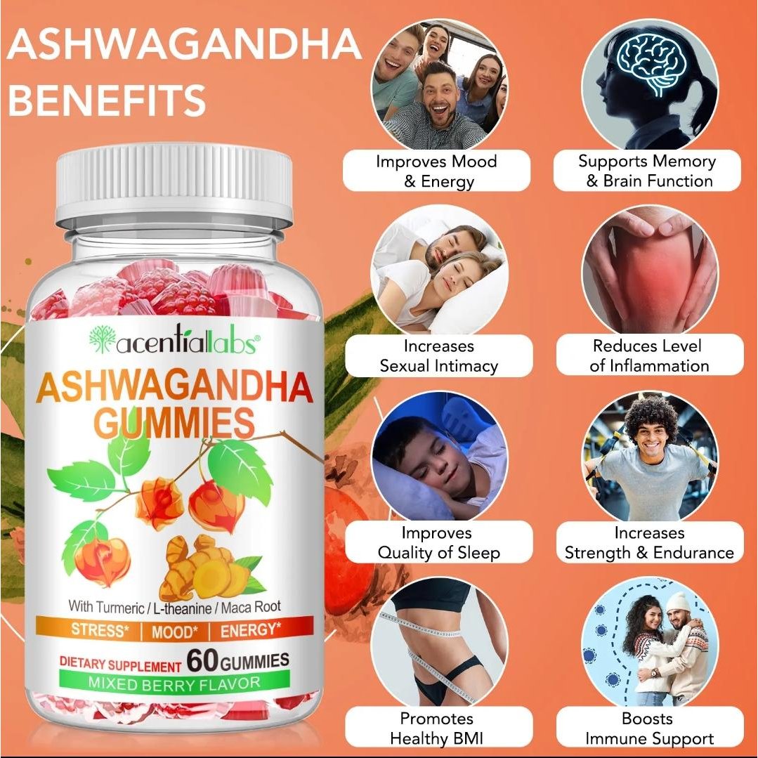 Ashwagandha Gummies 60 counts