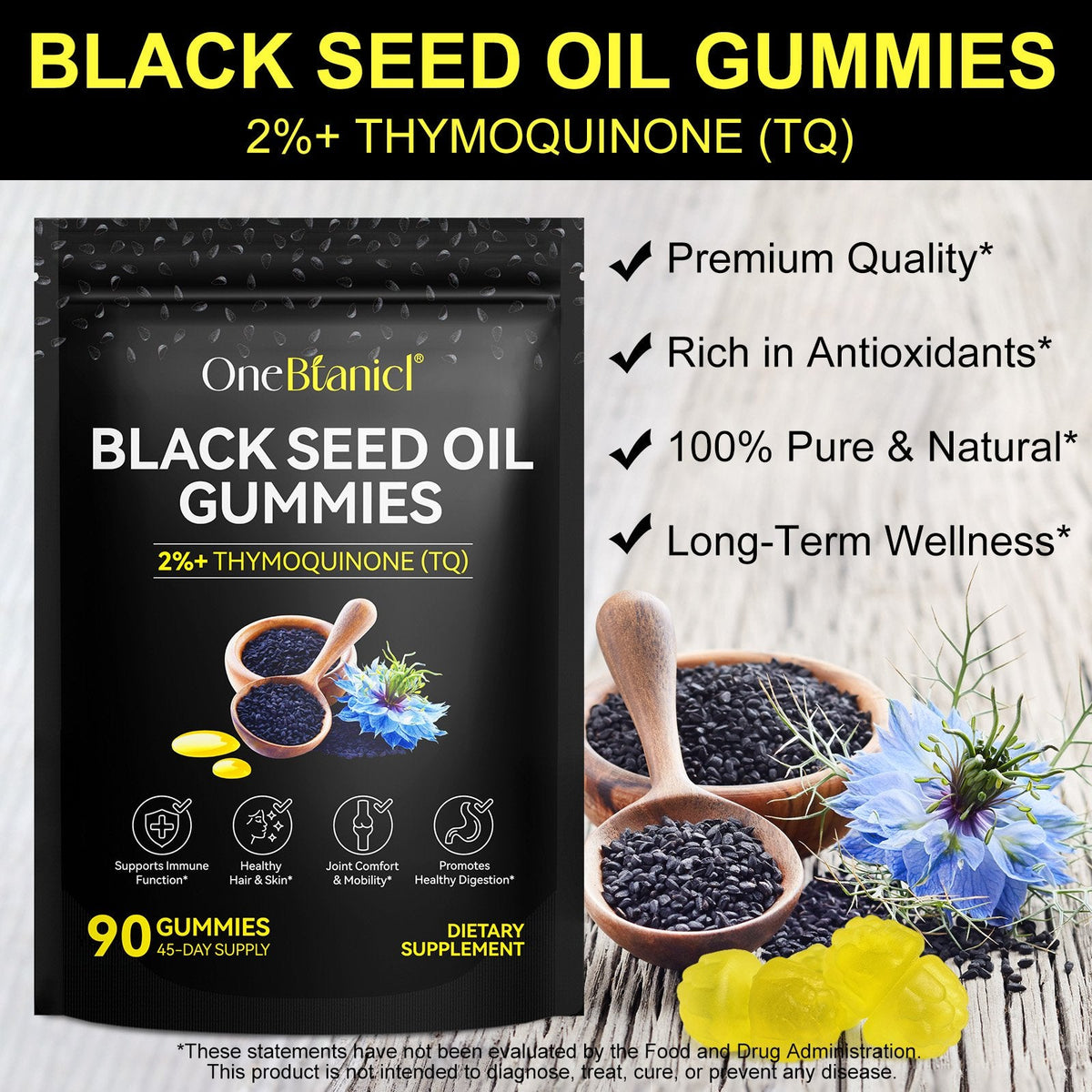 Black Seeds Oil 90 Gummies