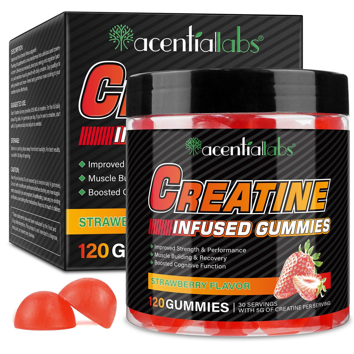 Creatine Infused Gummies-120