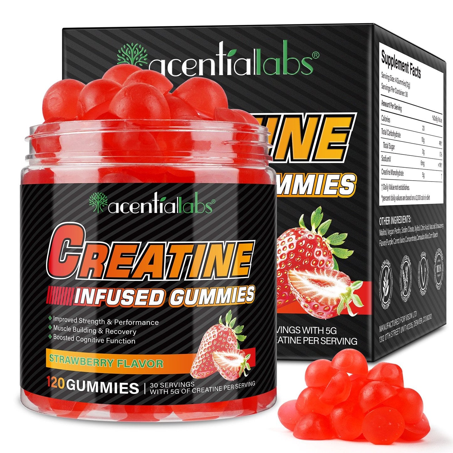 Creatine Infused Gummies-120