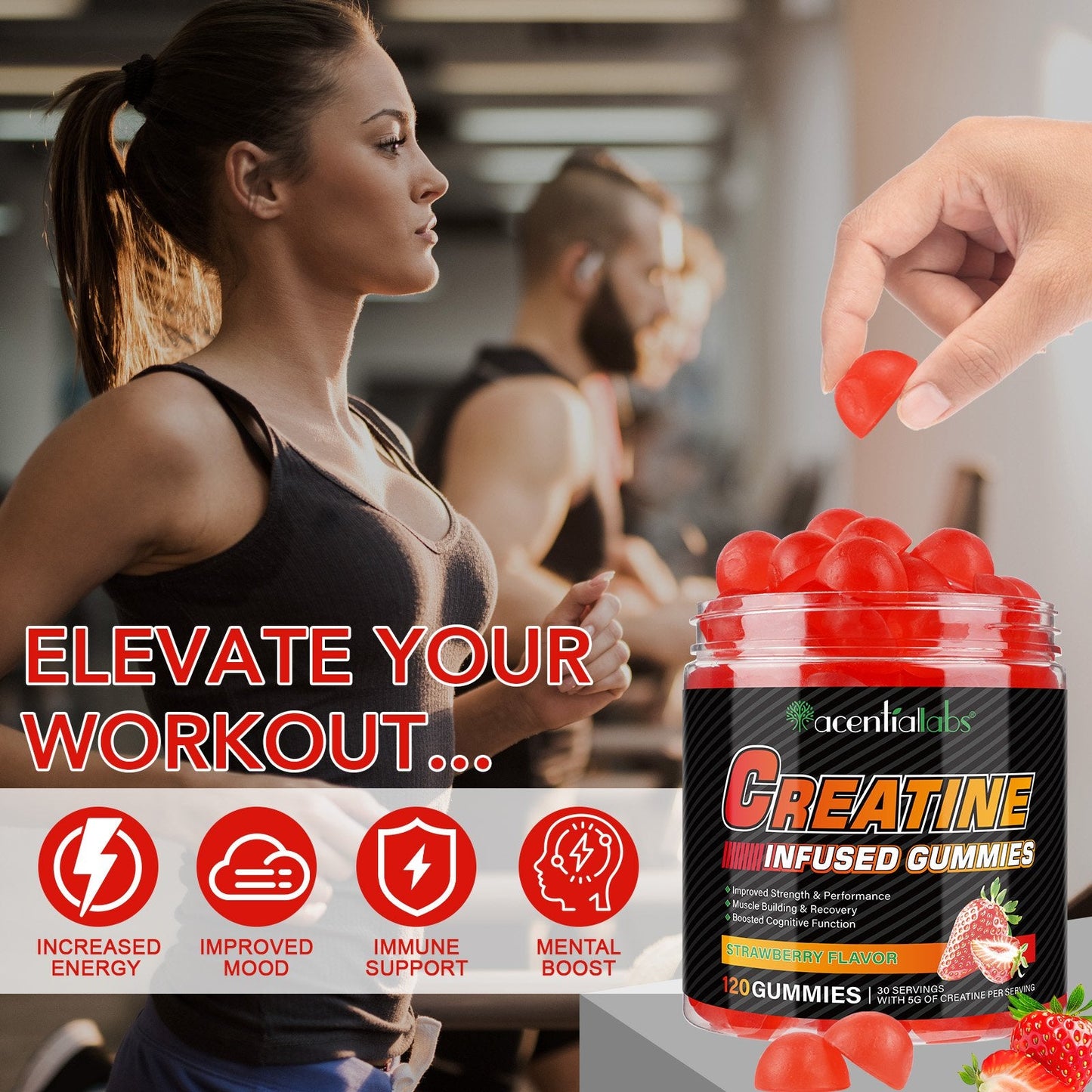 Creatine Infused Gummies-120