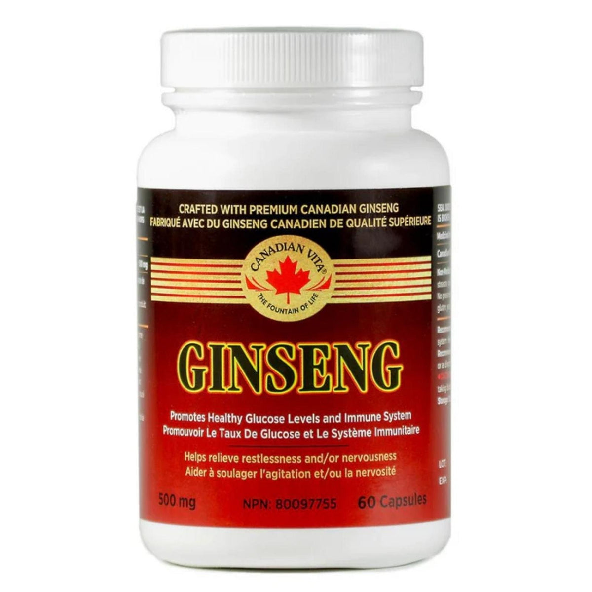 Ginseng Capsules - 60*500mg
