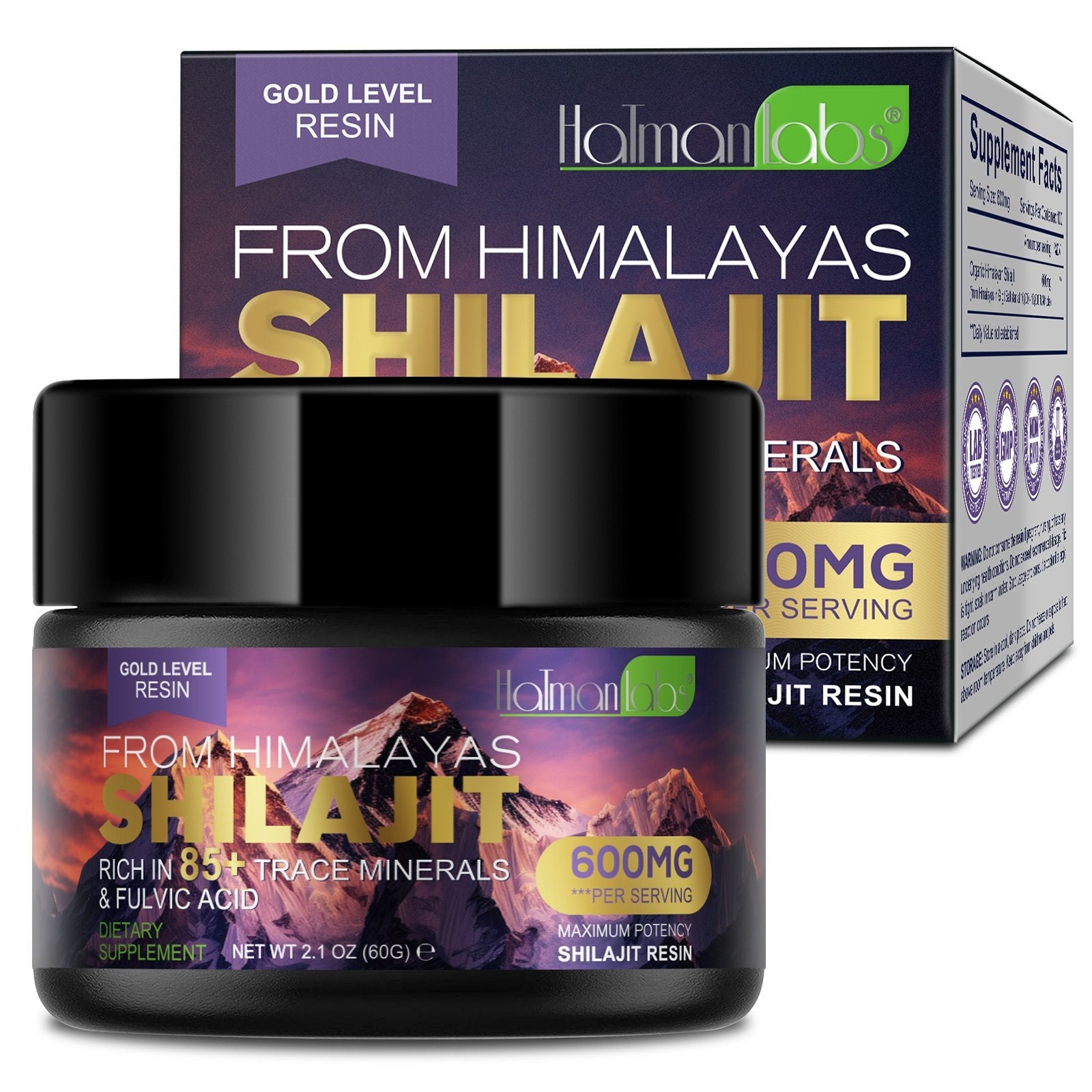 Gold level Shilajit Resin - Red- 600MG per serving