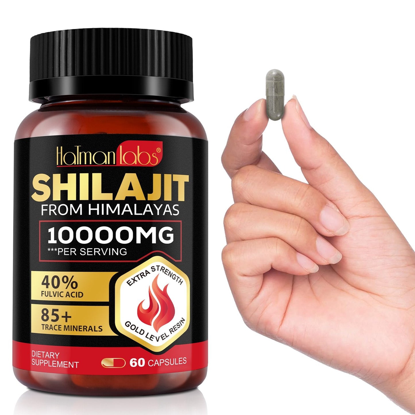 Hatman Labs Shilajit Capsules 10000MG