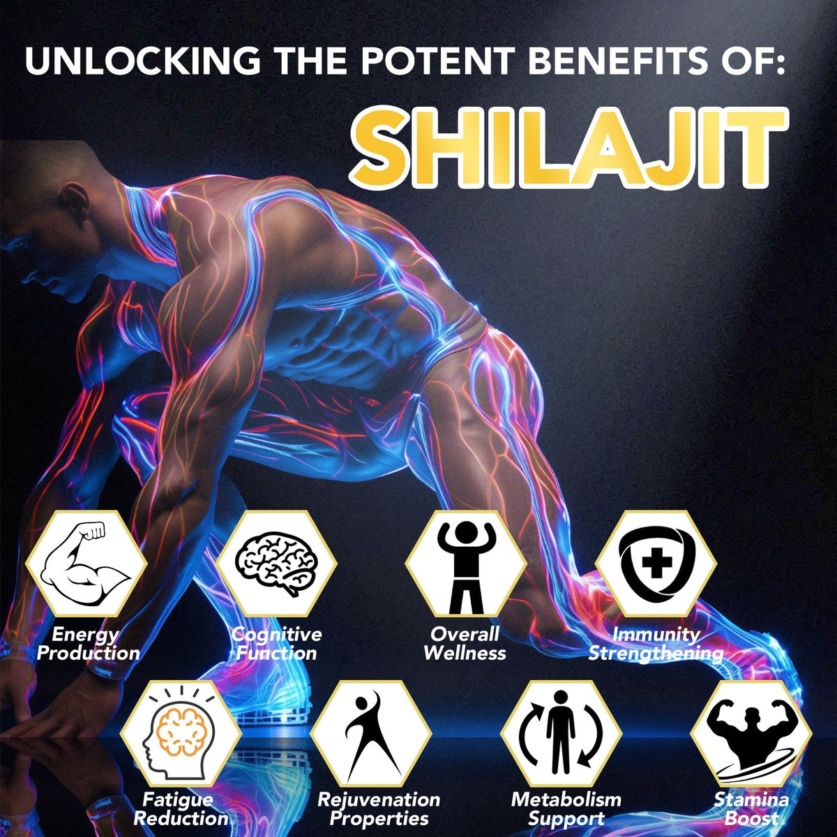 Hatman Labs Shilajit Capsules 10000MG