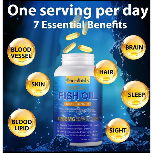 Omega -3 Fish Oil 120 Softgels