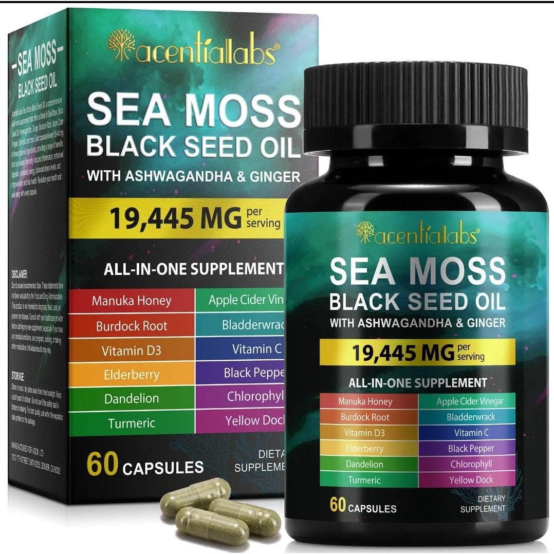 Sea Moss Black Seed Oil Capsules