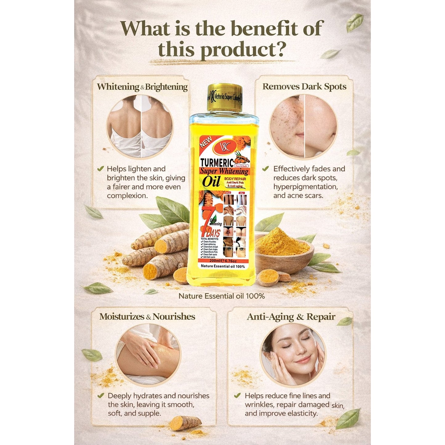 Vsc Turmeric Oil 200ML
