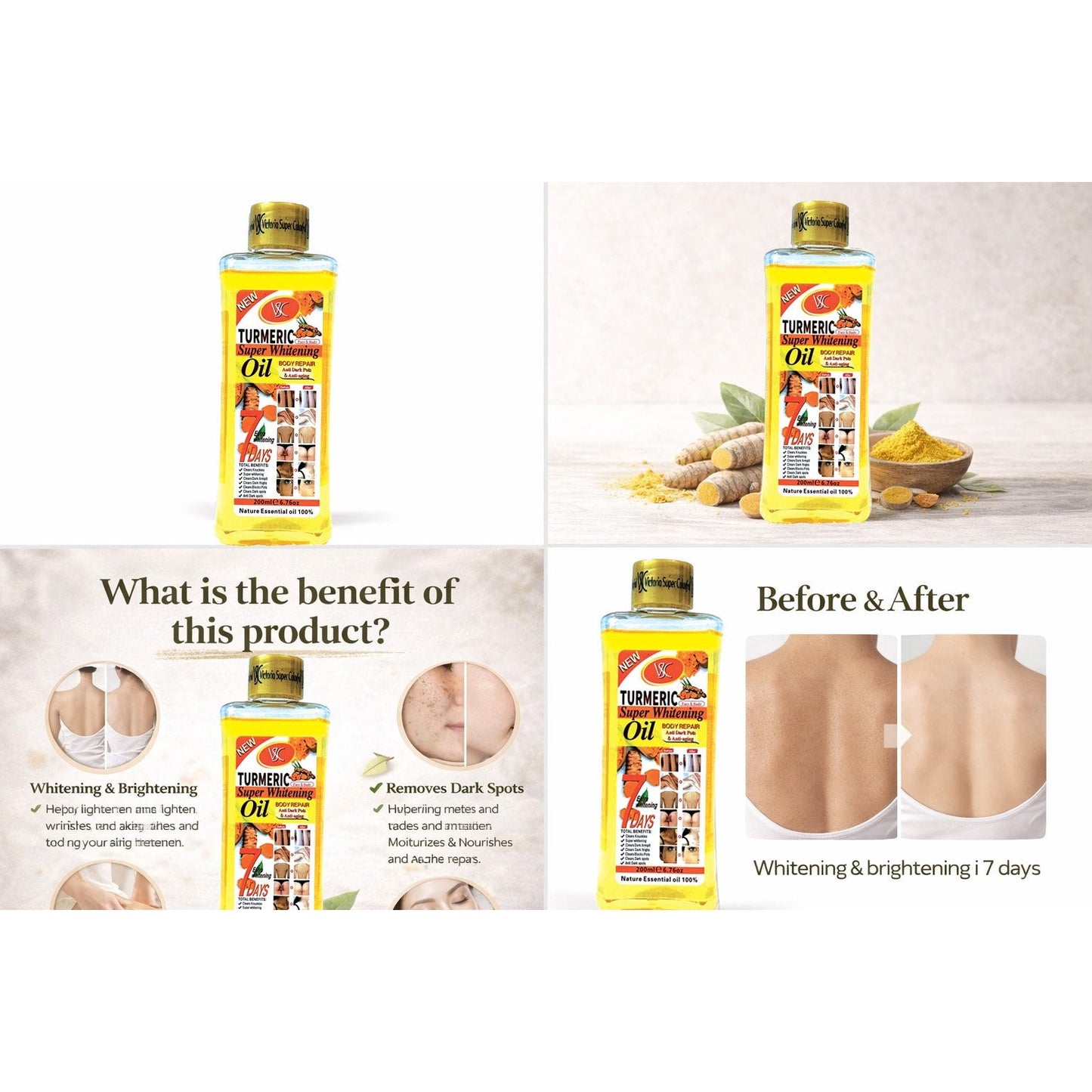 Vsc Turmeric Oil 200ML